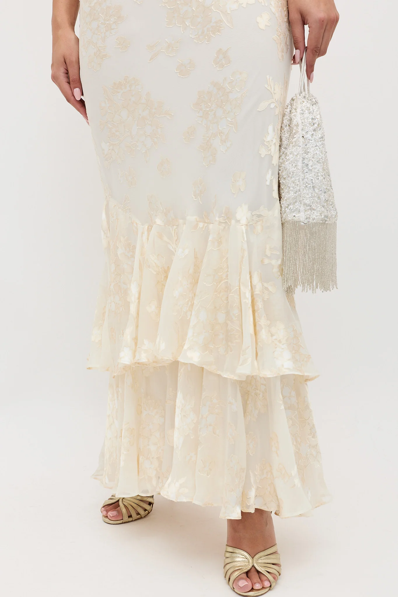 Ordinia  -  Bouquet Devore Cream - Image 5