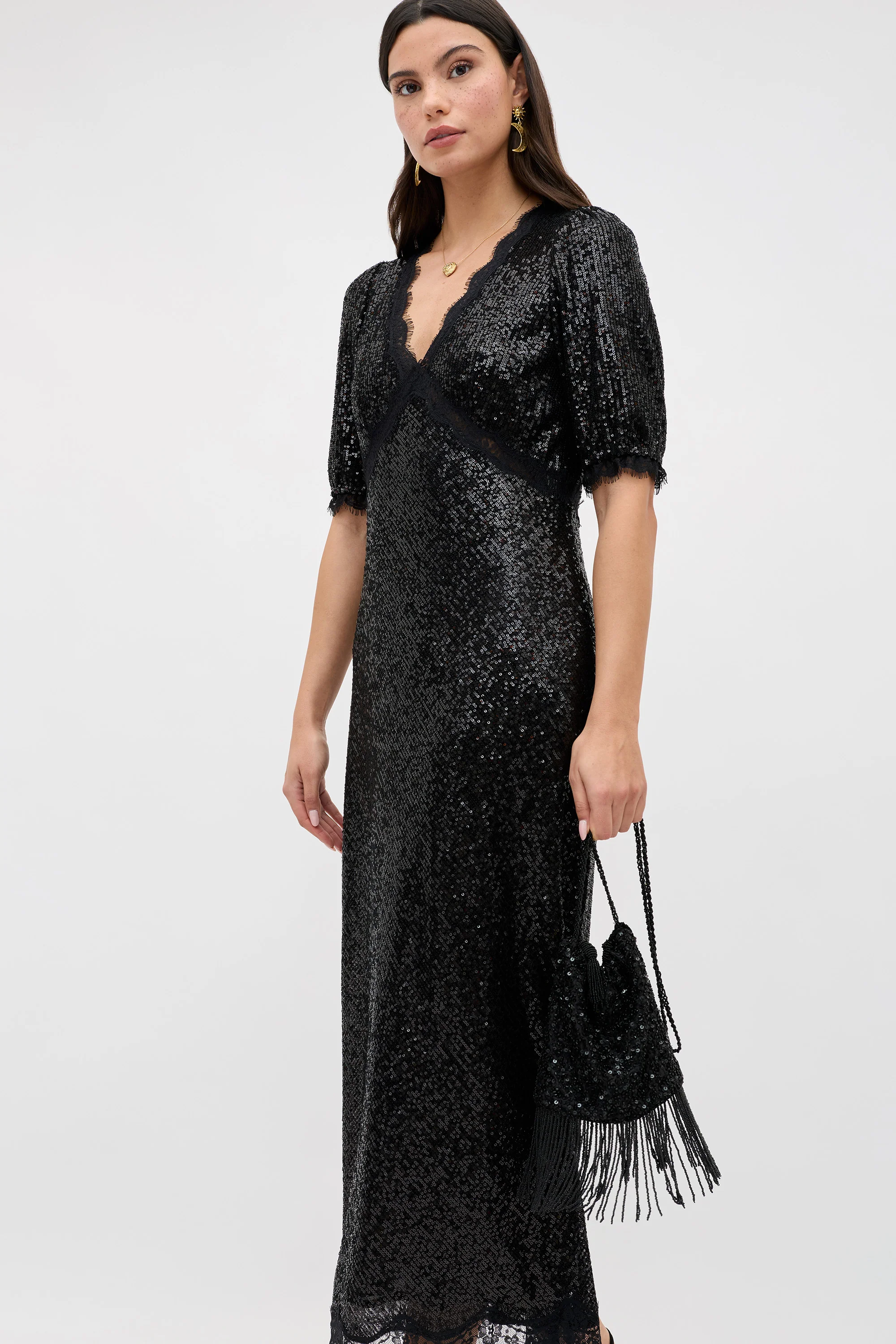 Orla  -  Vintage Scatter Embellishment Black - Image 5