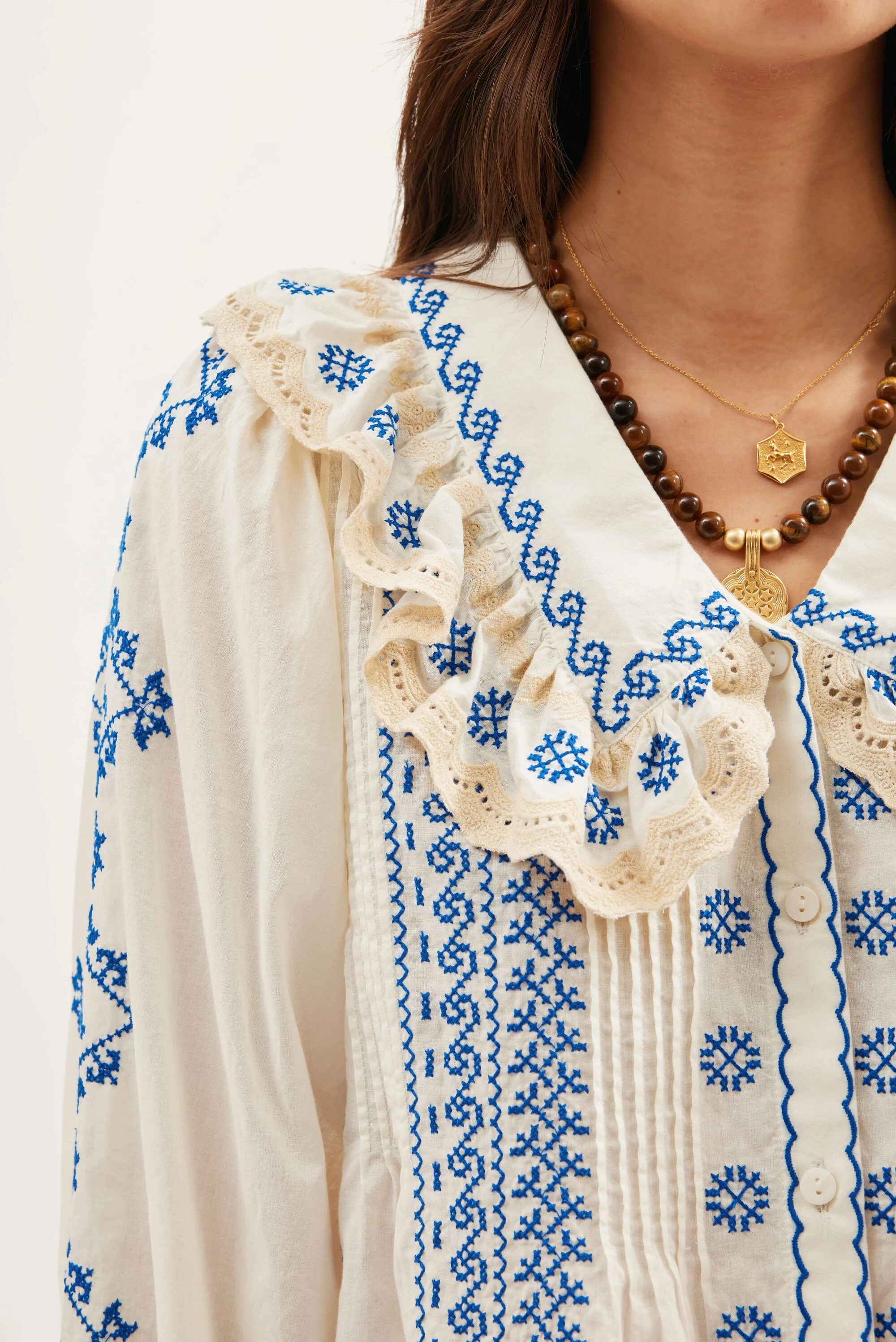 Percy  -  Mila Embroidery Cream - Image 4