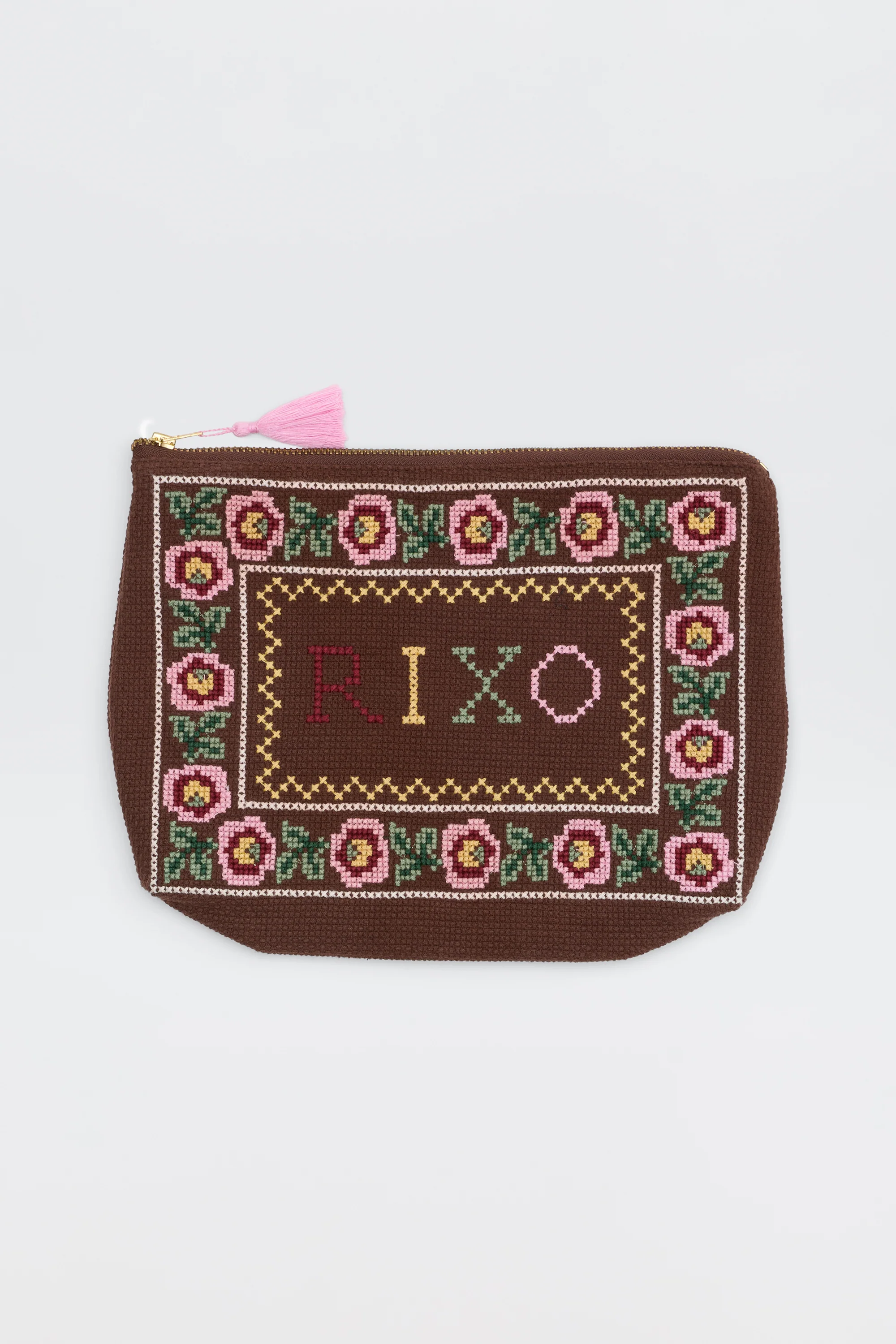 Reiko  -  Rosalia Cross Stitch Embroidery Brown
