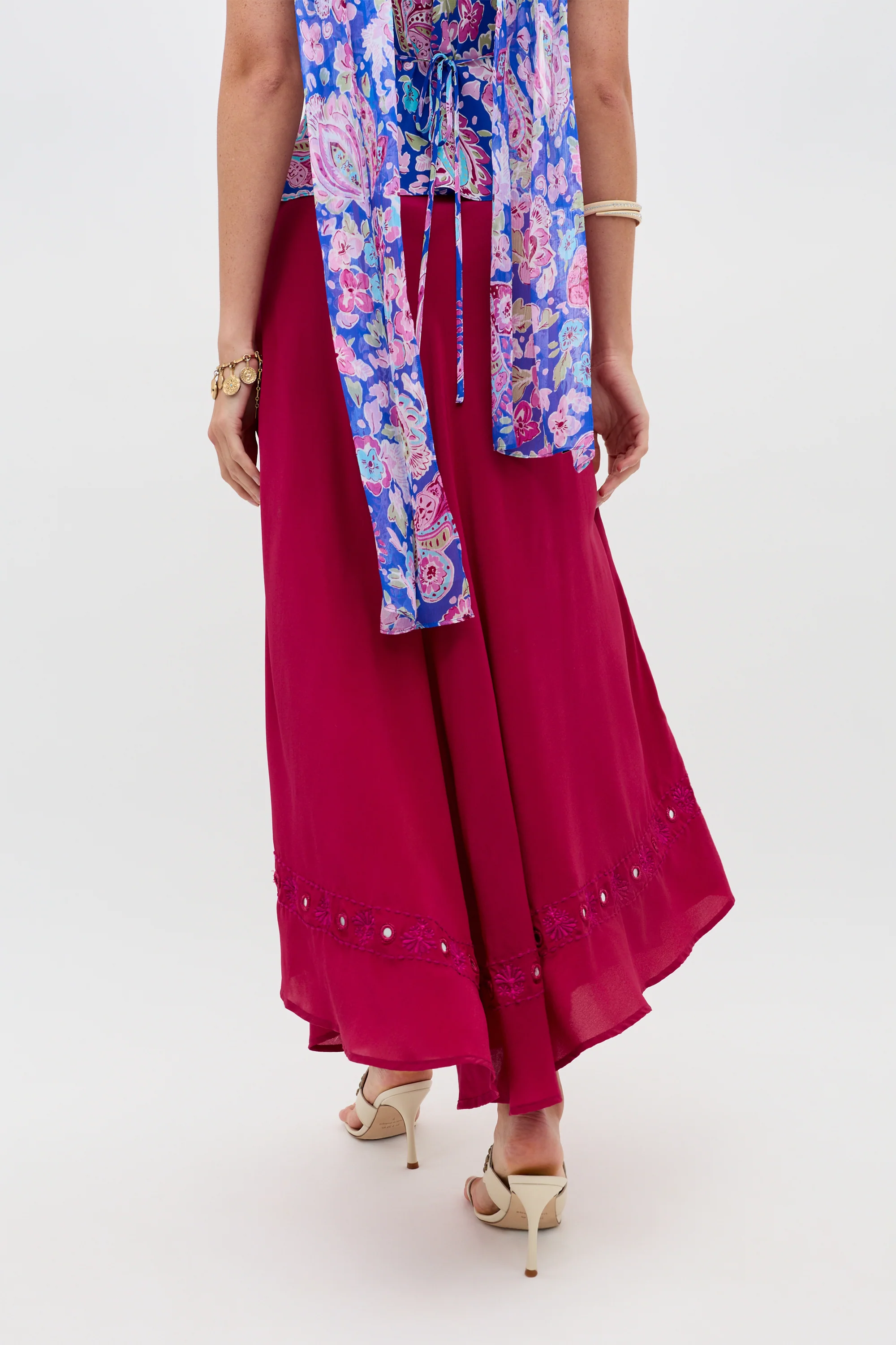 Rudy - Mirror Embellishment Magenta Pink - Image 5
