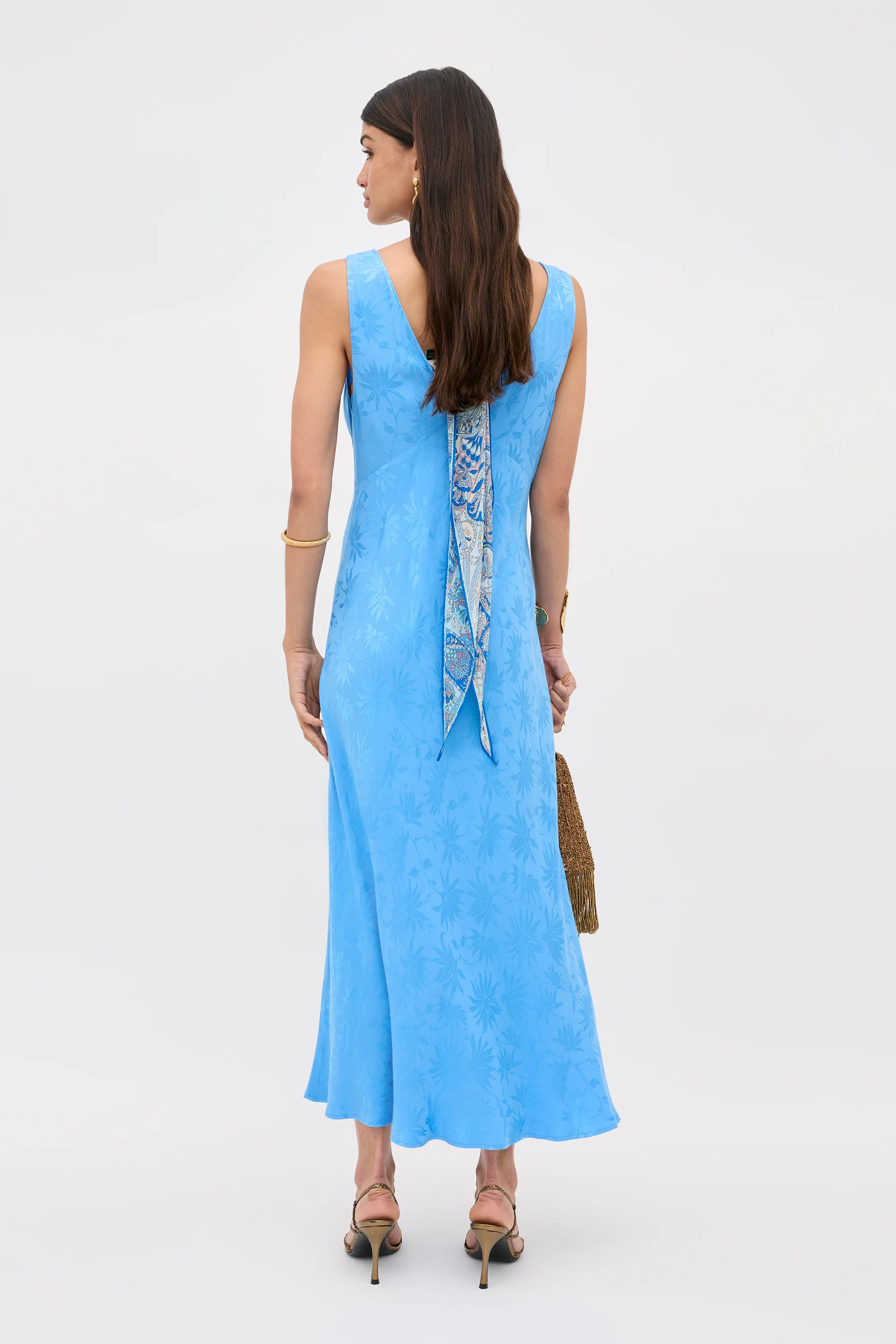 Sandrine - Daisy Jacquard Blue - Image 5