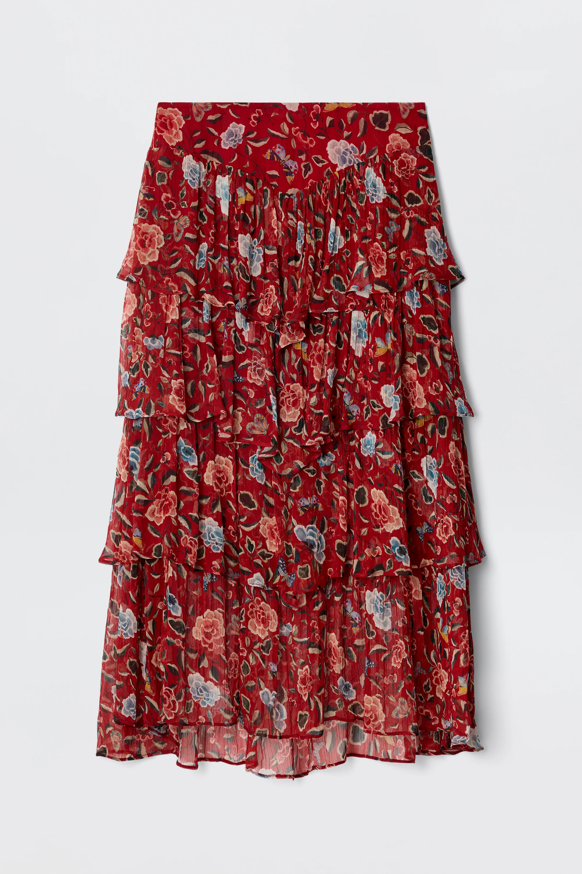 Taryn - Butterfly Floral Burgundy - Image 6