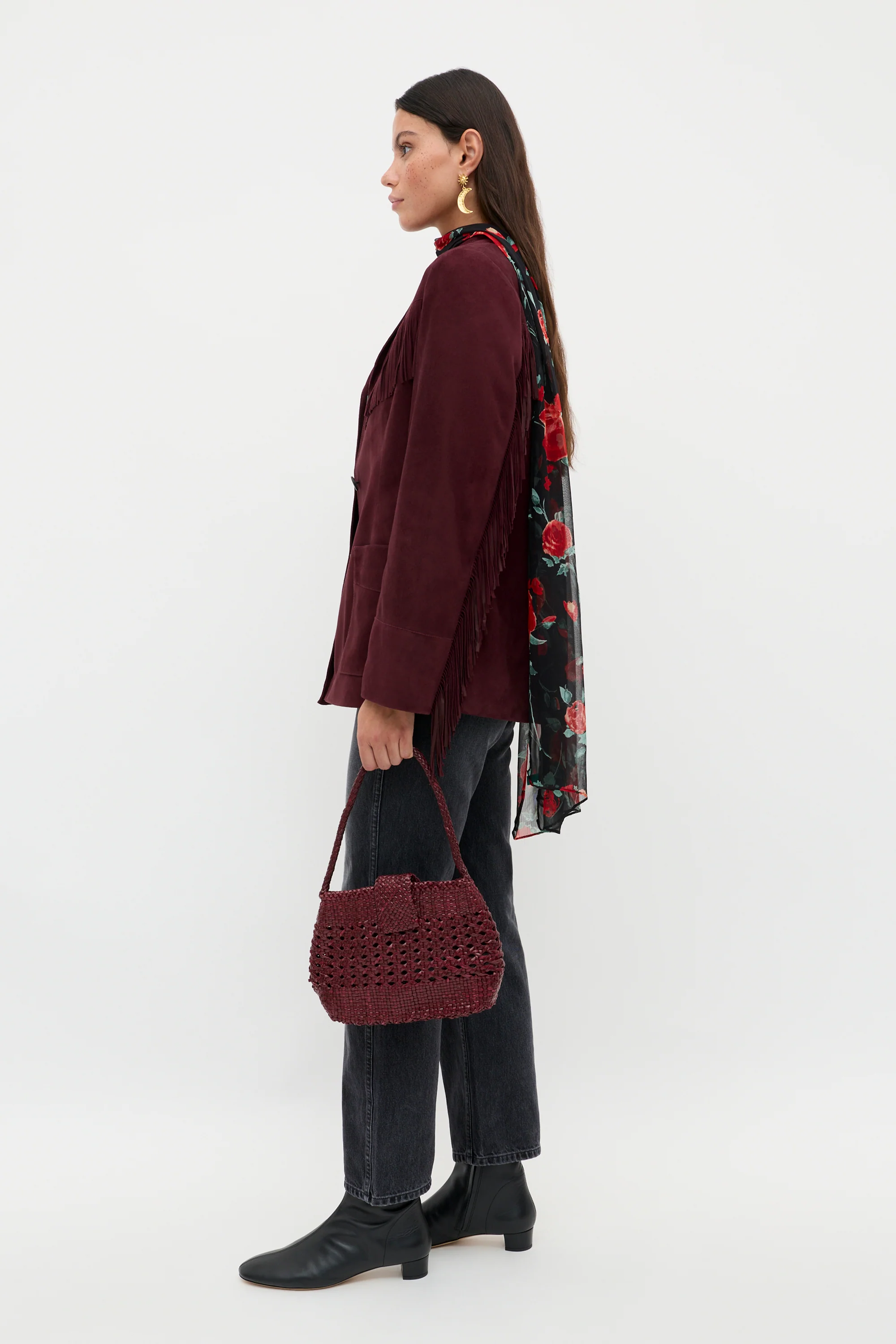 Teagan - Maroon - Image 4