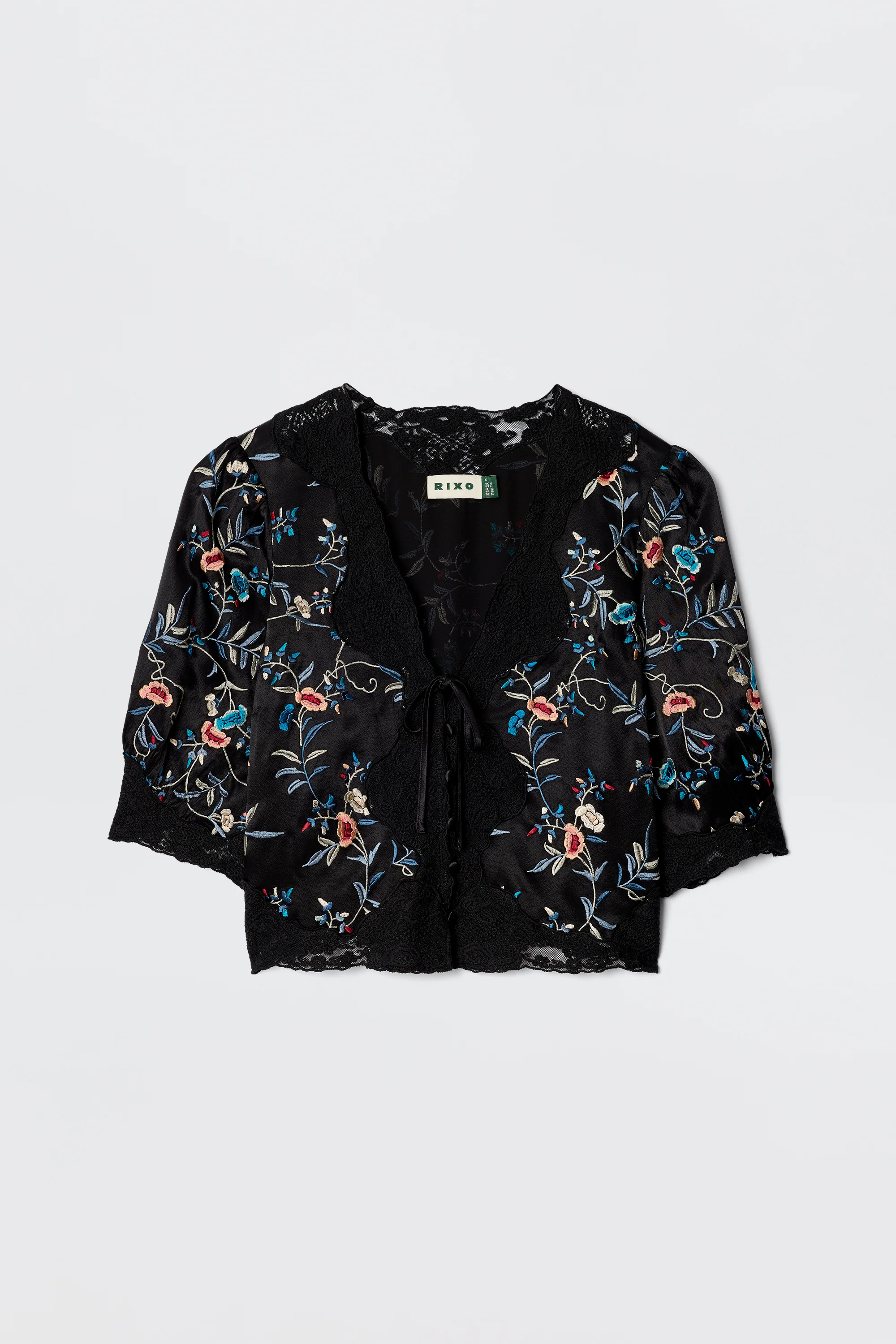 Ursula - Botanical Embroidery Black - Image 5