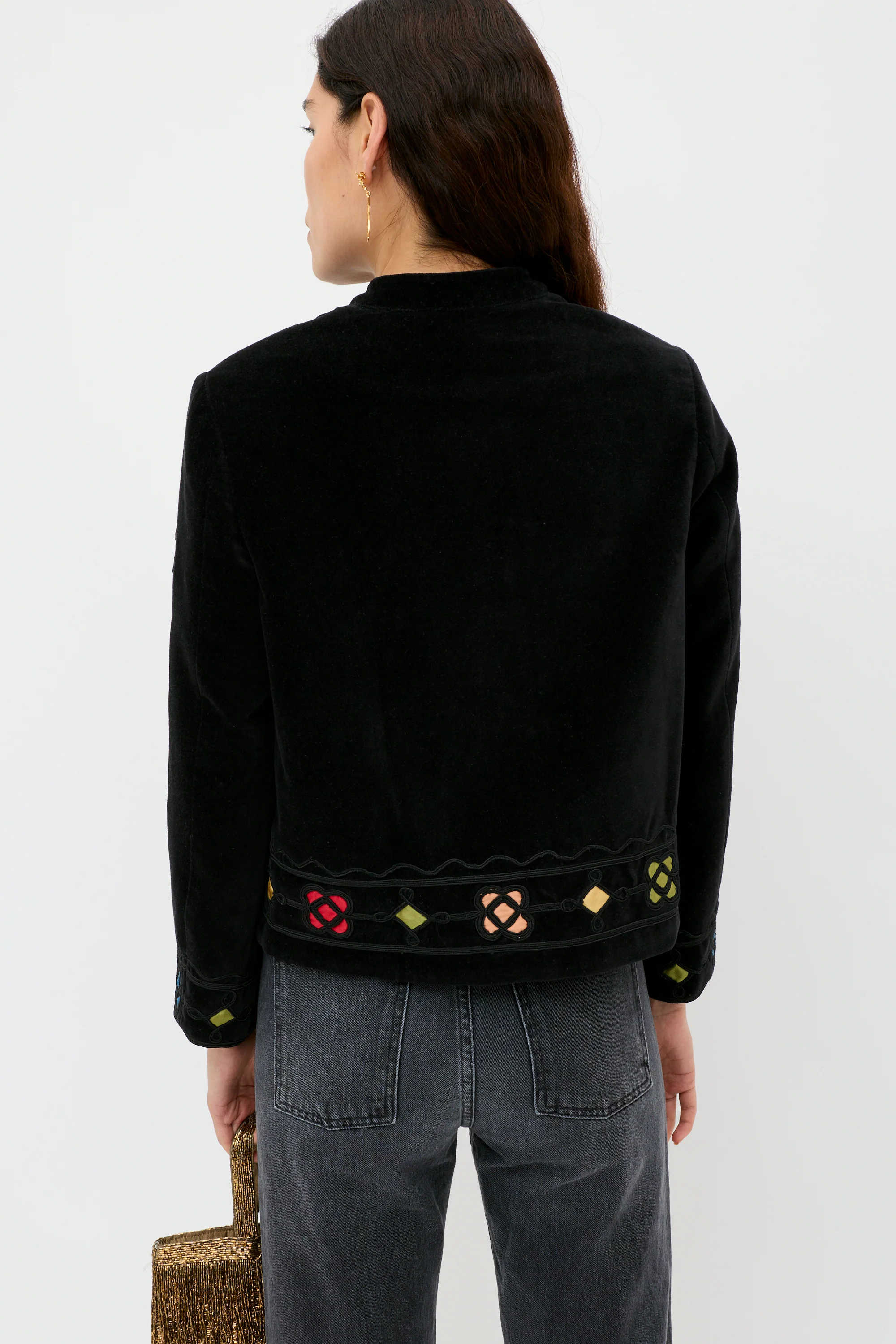 Viktoria  -  Serino Applique Black - Image 5