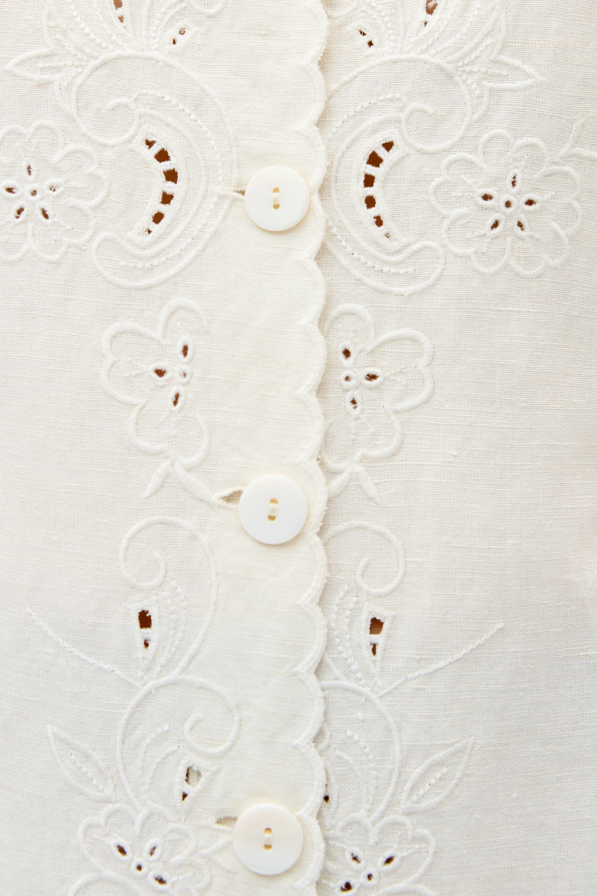 Zayanna - Esther Cutwork Embroidery Ivory - Image 3