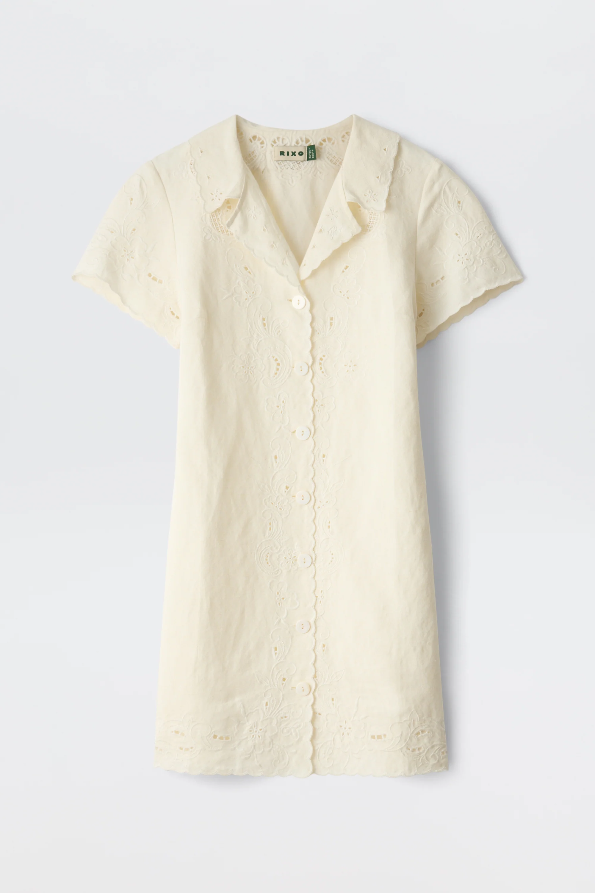Zayanna - Esther Cutwork Embroidery Ivory - Image 7