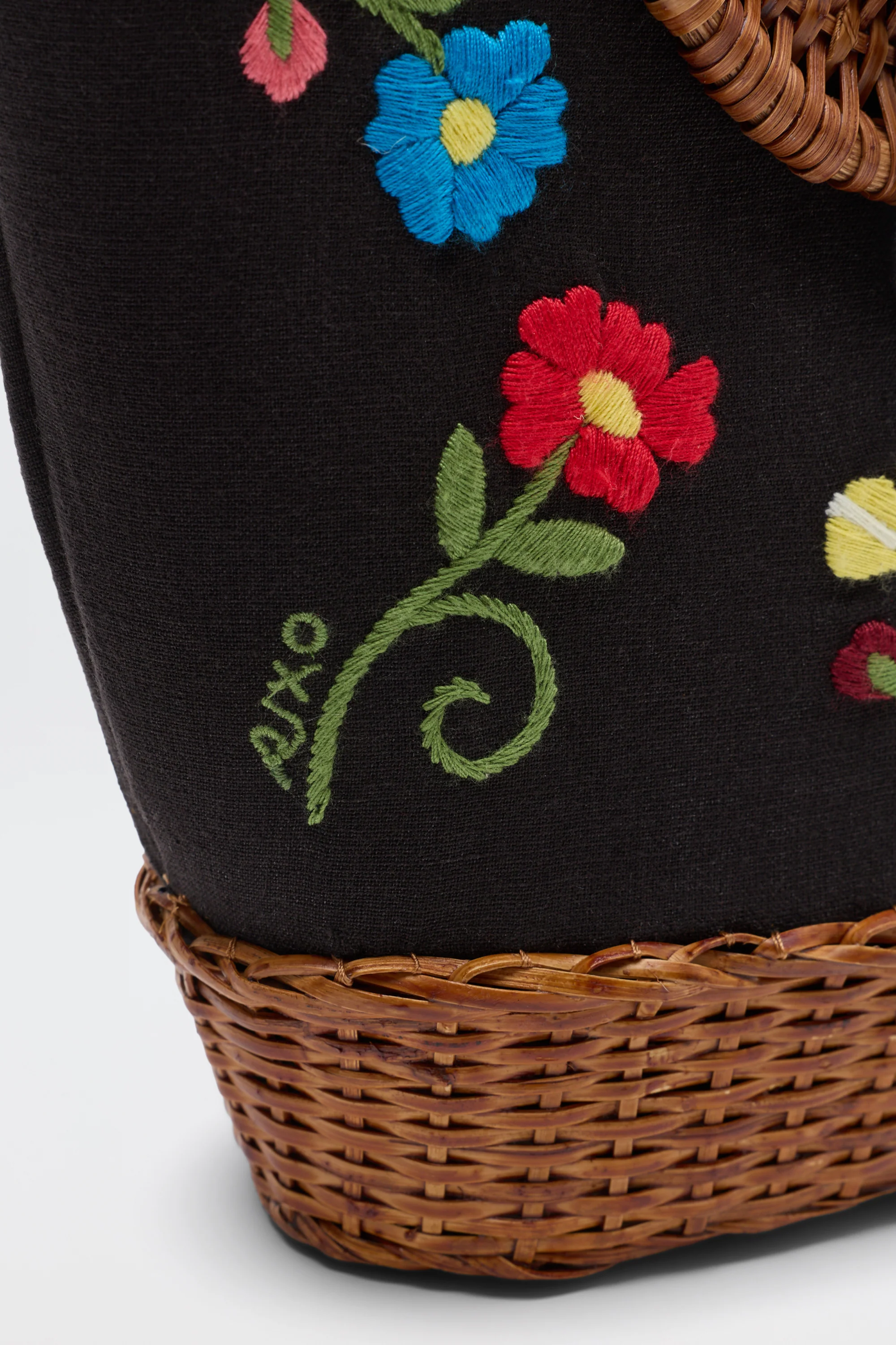 Zelene  -  Ombre Floral Embroidery Black - Image 5